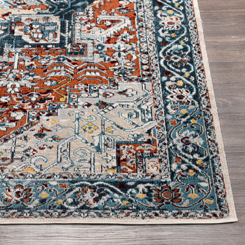 surya lavadora lvr 2323 navy rug
