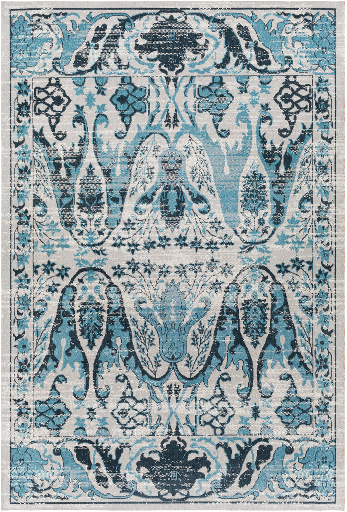 surya lavadora lvr 2333 blue rug