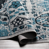 surya lavadora lvr 2333 blue rug