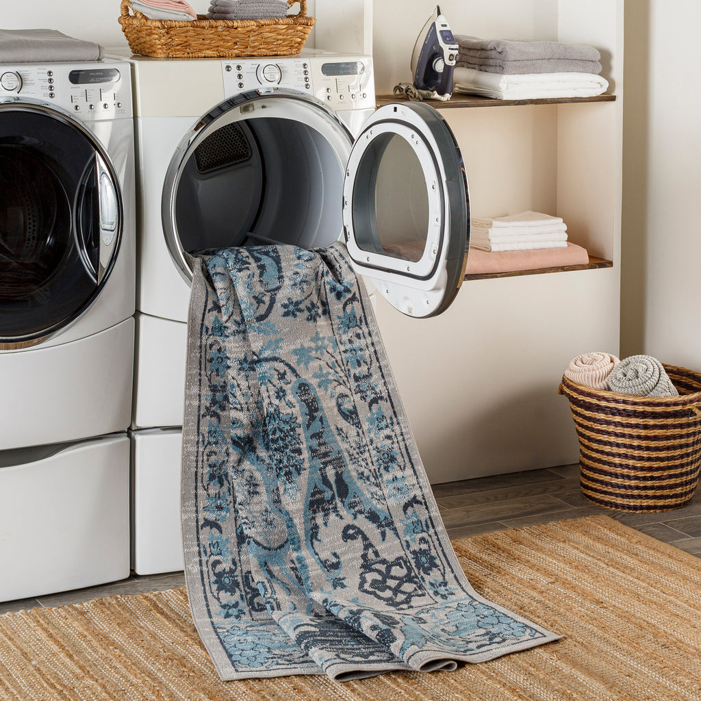 surya lavadora lvr 2333 blue rug