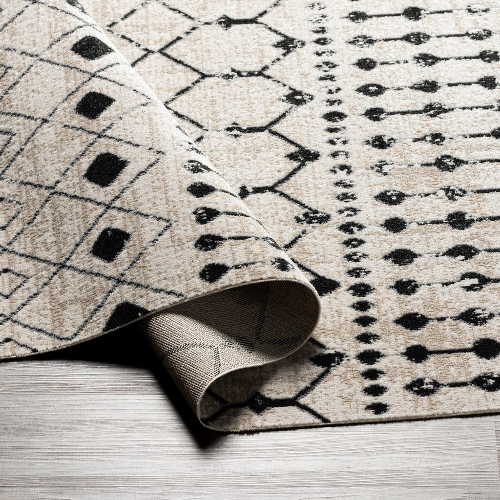 surya lavadora lvr 2336 black rug