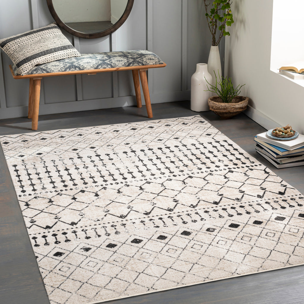 surya lavadora lvr 2336 black rug