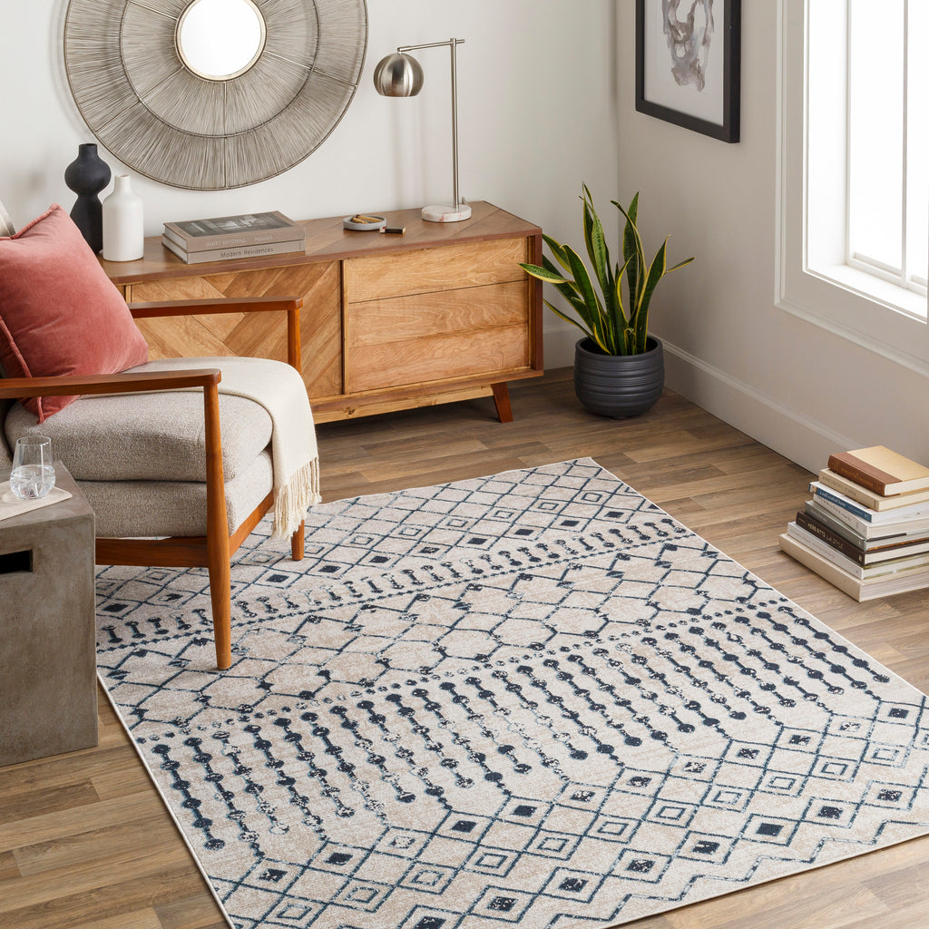 surya lavadora lvr 2338 ink blue rug