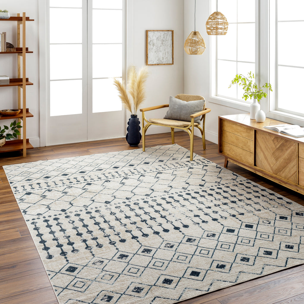 surya lavadora lvr 2338 ink blue rug