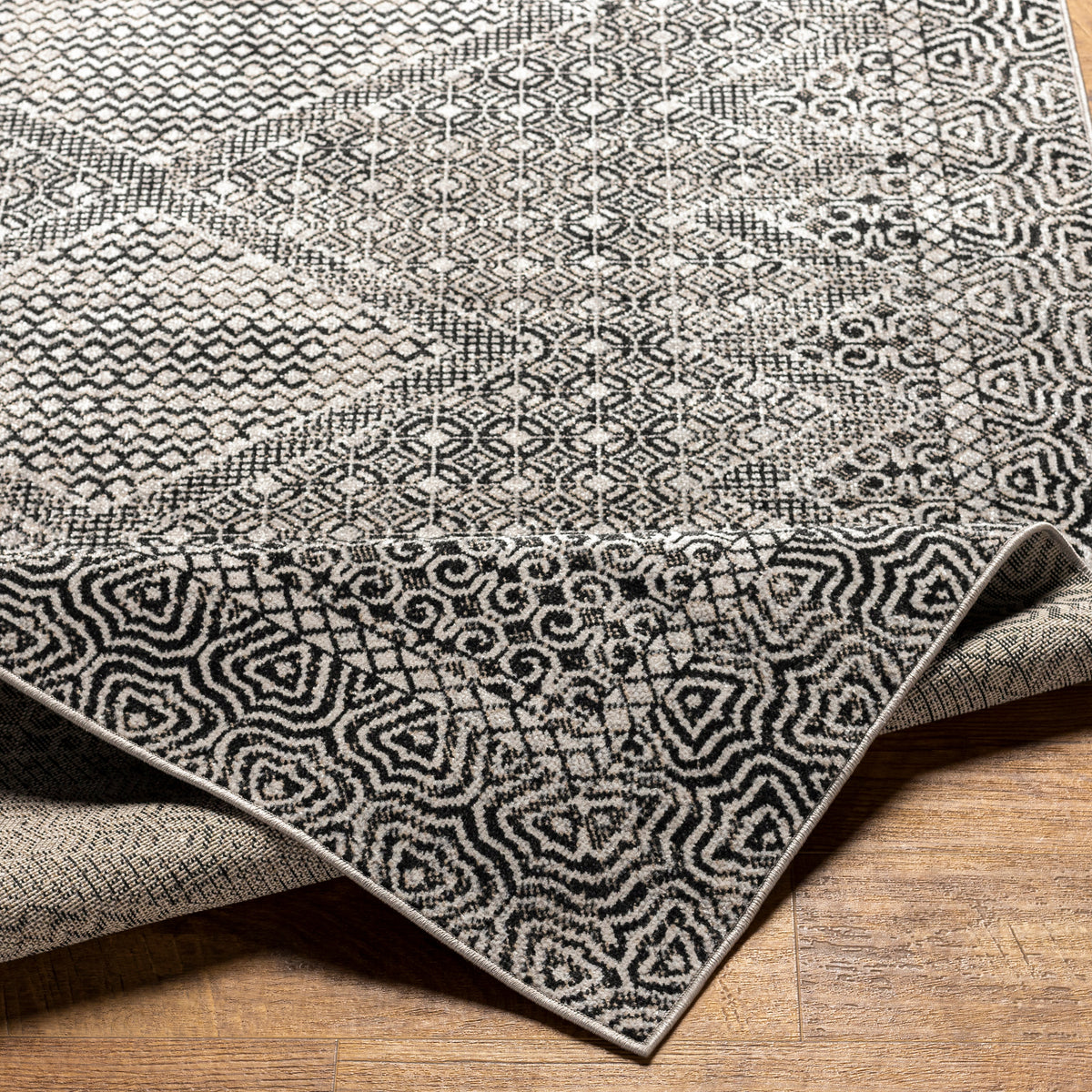 surya lavadora lvr 2341 black rug