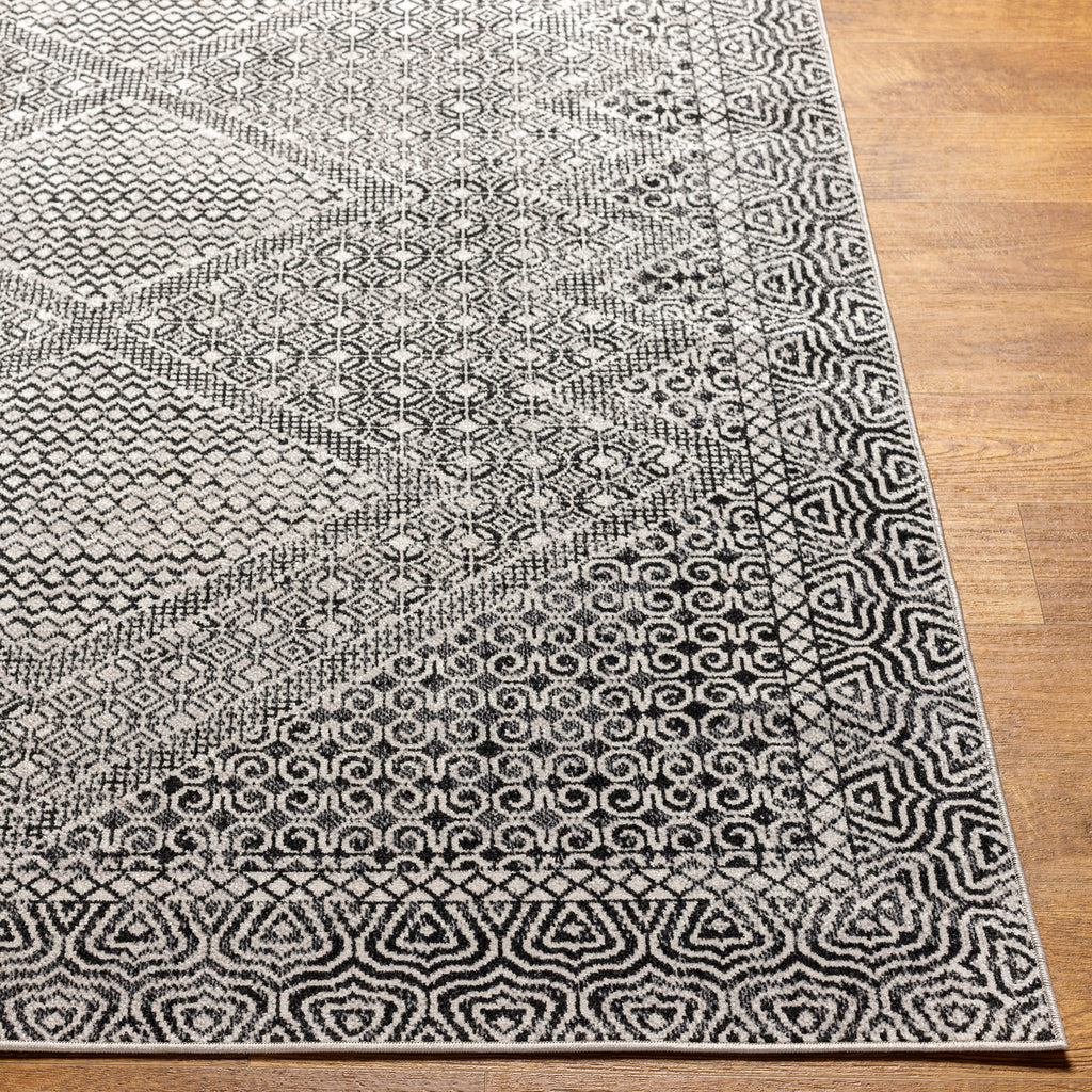 surya lavadora lvr 2342 black rug