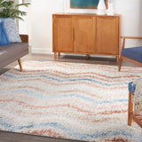 nourison elation etn04 ivory multicolor rug
