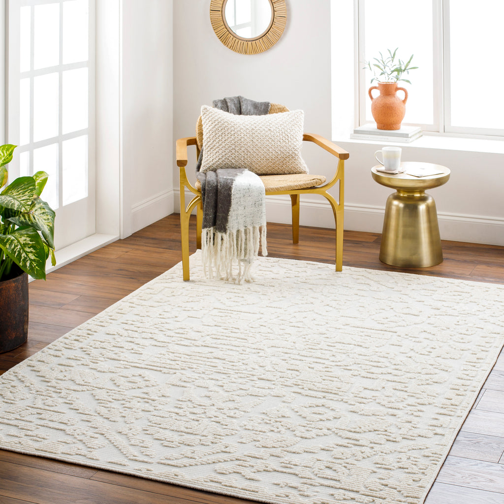 surya lyna lya 2318 light grey rug
