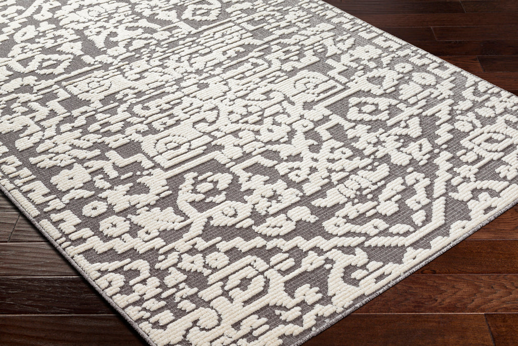 surya lyna lya 2319 light grey rug