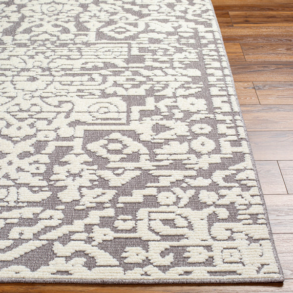 surya lyna lya 2319 light grey rug