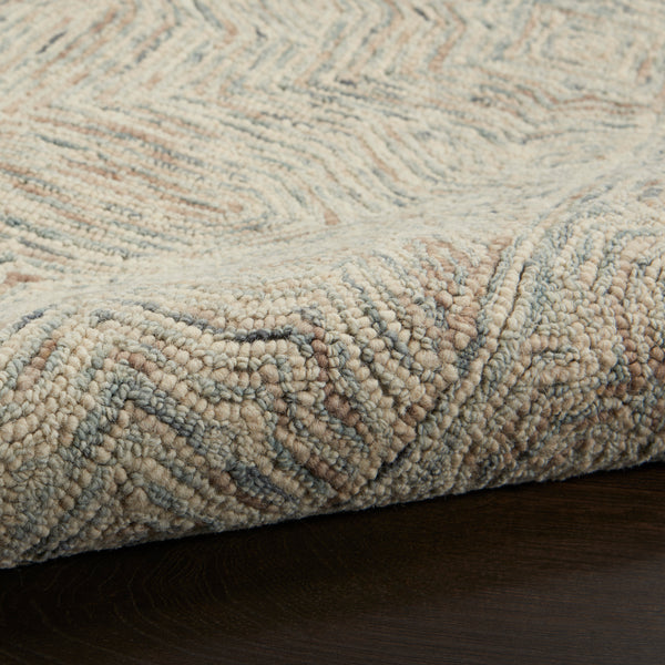 nourison interlock itl03 blue ivory rug