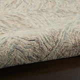 nourison interlock itl03 blue ivory rug