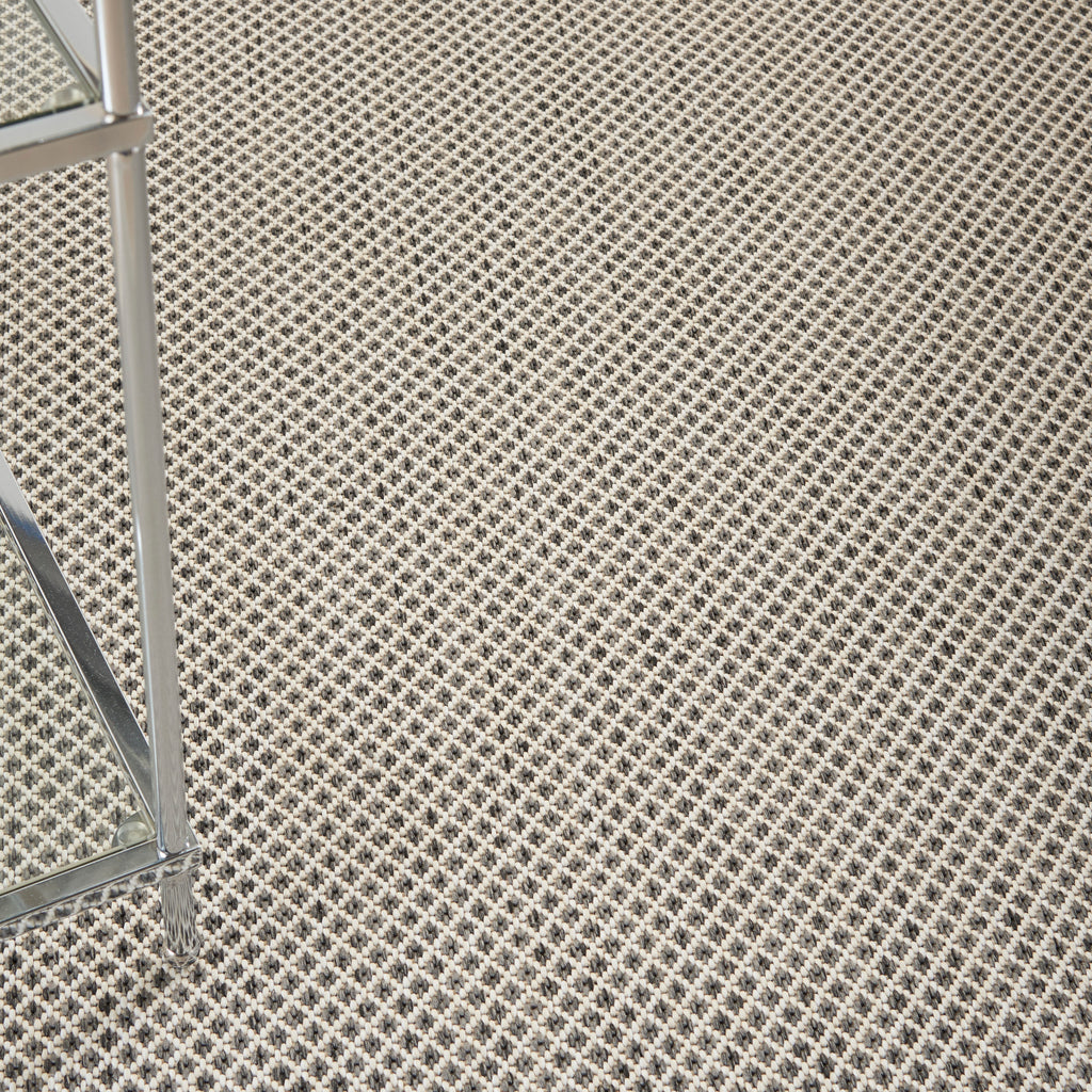 nourison courtyard cou01 ivory charcoal rug