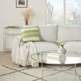 nourison outdoor vj088 green pillow