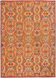 nourison allur alr05 red multicolor rug