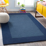 Rectangular Surya Rug Co. Mystique Navy Rug | Indoor Rugs | Rugs Done Right