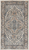 nourison quarry qua05 ivory grey rug