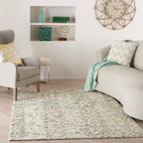 nourison colorado clr02 ivory green rug