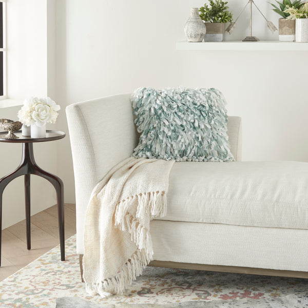 nourison life styles dc256 seafoam pillow