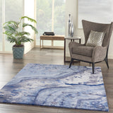 nourison prismatic prs05 blue rug