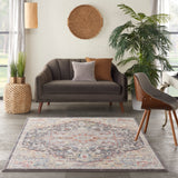 nourison soraya sor04 charcoal multi rug