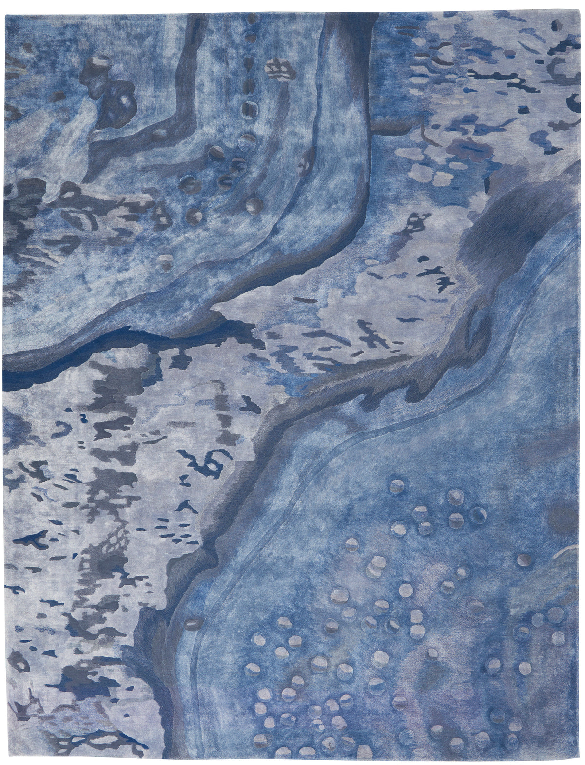 nourison prismatic prs05 blue rug