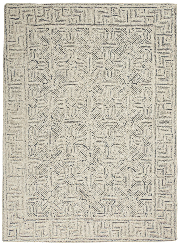 nourison colorado clr05 ivory navy rug