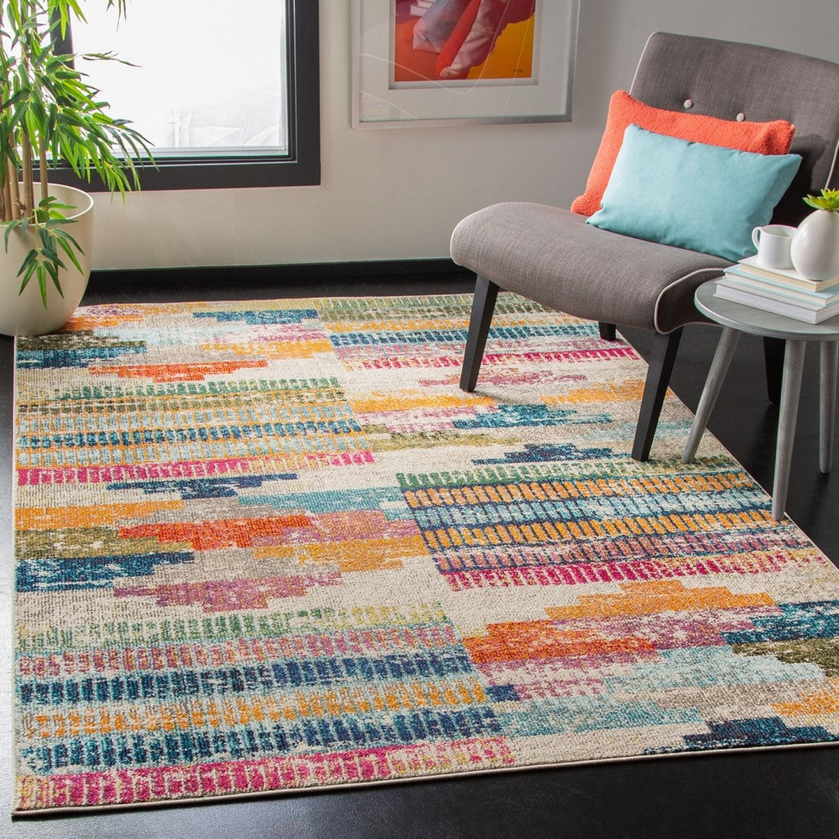 safavieh clearance madison mad417c ivory multi rug