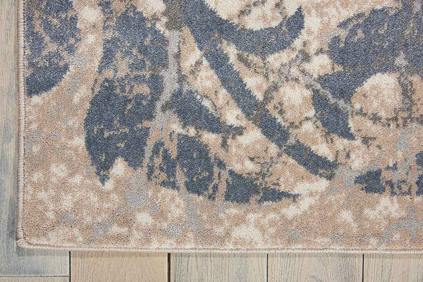 Nourison Sale Maxell MAE10 Ivory Blue Rug