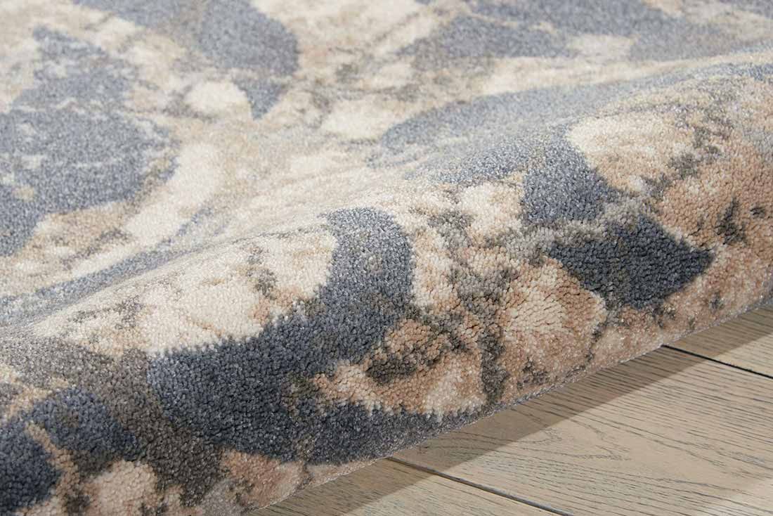 Nourison Sale Maxell MAE10 Ivory Blue Rug
