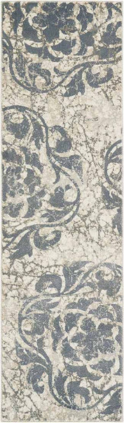 Nourison Sale Maxell MAE10 Ivory Blue Rug