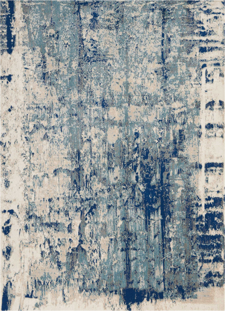 Nourison Sale Maxell MAE16 Ivory/Blue Rug