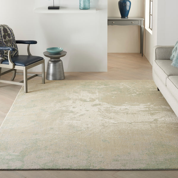 nourison twilight twi06 ivory green rug