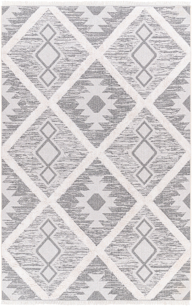 surya morocotton mct 2300 light grey rug