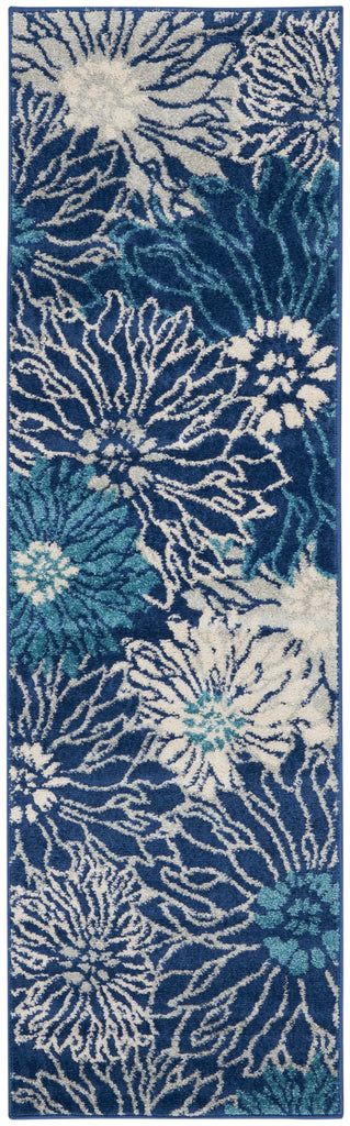 nourison passion psn17 navy ivory rug