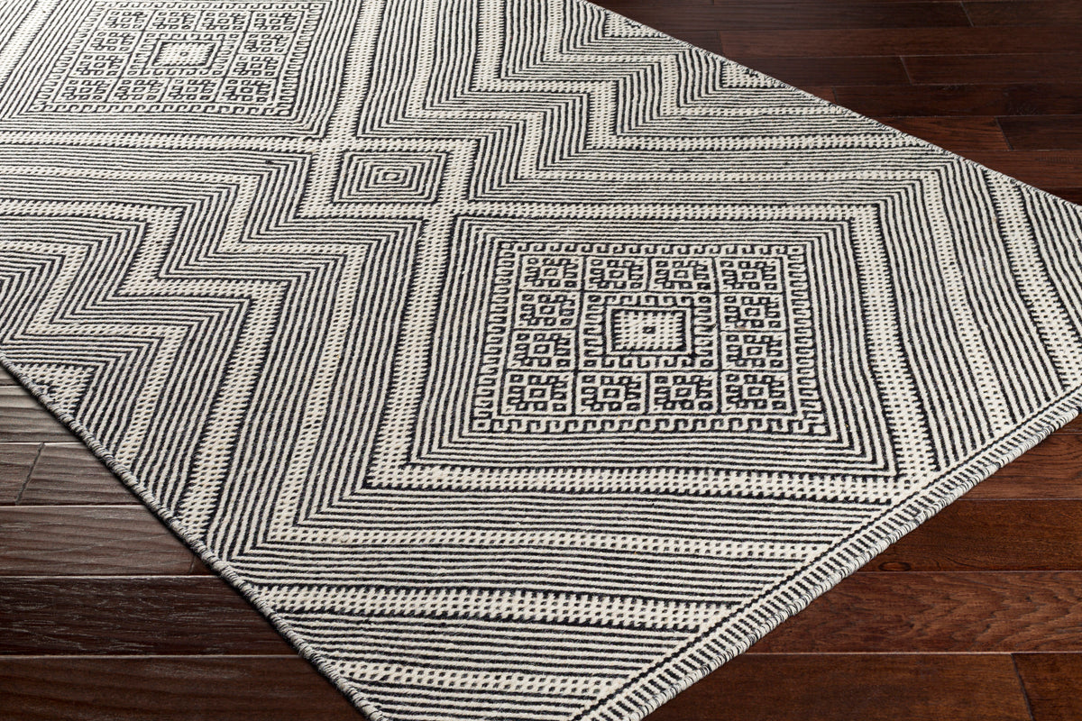 surya mardin mdi 2308 black rug
