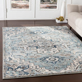 Surya rug co. | Medium gray rug | Mesopatamia | woven rug | rugs done right