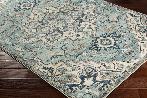 Surya rug co. | Medium gray rug | Mesopatamia | woven rug | rugs done right