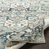 Surya rug co. | Medium gray rug | Mesopatamia | woven rug | rugs done right