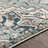 Surya rug co. | Medium gray rug | Mesopatamia | woven rug | rugs done right