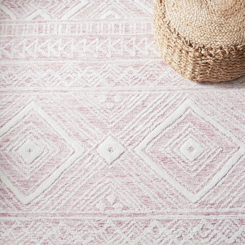 safavieh clearance metro met906u dark pink rug