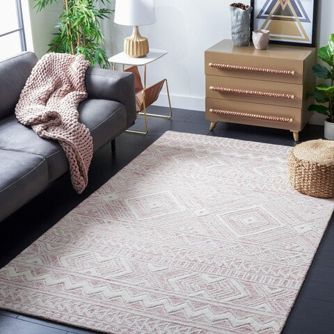 safavieh clearance metro met906u dark pink rug