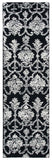 safavieh clearance metro met996z black rug
