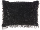 nourison luminescence z0727 black pillow