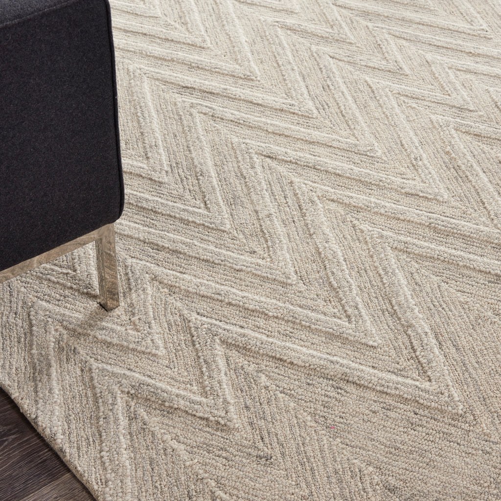nourison interlock itl04 ivory grey rug