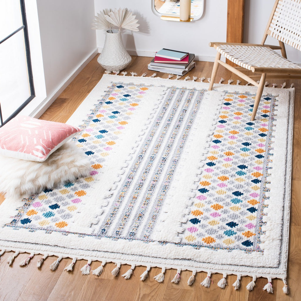 safavieh clearance moroccan fringe shag mfg102a ivory rug
