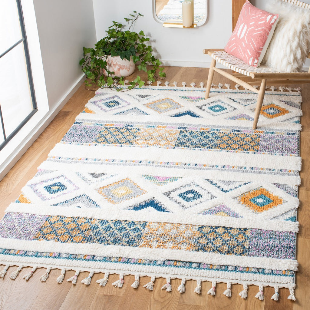 safavieh clearance moroccan fringe shag mfg104a ivory rug