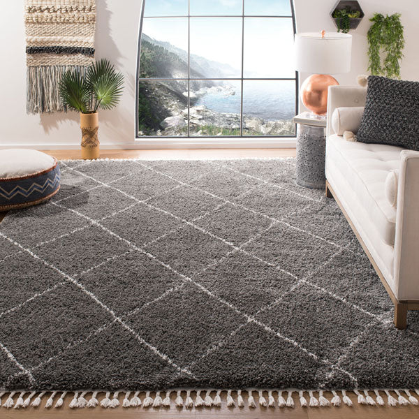 safavieh clearance moroccan fringe shag mfg332f grey rug