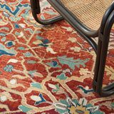 nourison parisa psa02 brick rug