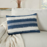 nourison outdoor vj088 navy pillow